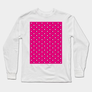 Hot Pink Retro Aesthetic stars / VSCO stars Long Sleeve T-Shirt